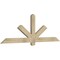 Ekena Millwork Kennewick Rough Sawn Timber Gable Bracket, Douglas Fir, 72"W x 24"H x 2"D x 4"F, 8/12 Pitch GBW072X24X0204KEN00RDF - alternate 2